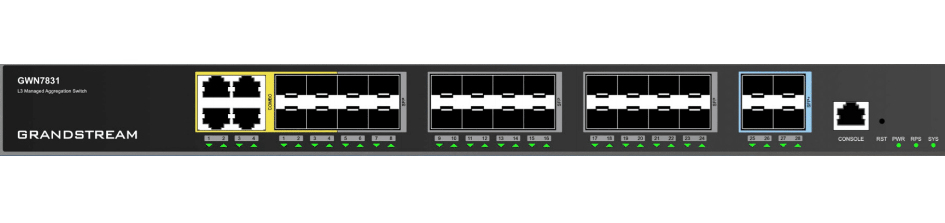 EU Product - GWN7831 - Switch - Aggregation - Switch - 1 Gbps thumbnail