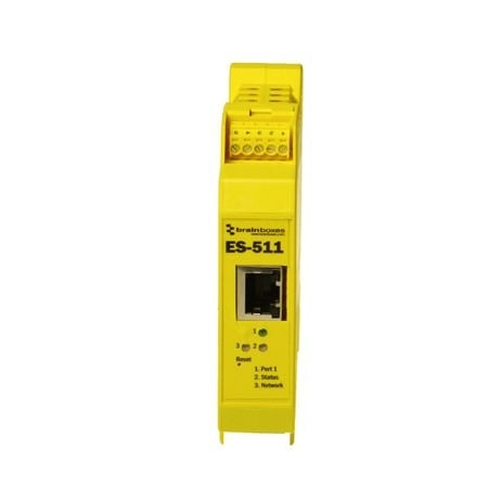 Brainboxes ES-511 serial server RS-232/422/485 thumbnail
