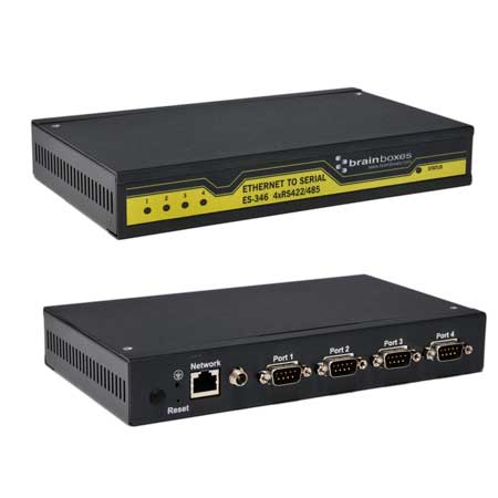 Brainboxes ES-346 serial server RS-422/485 thumbnail