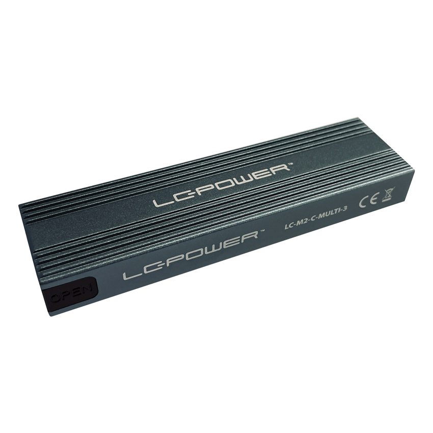 EU Product - M.2 LC-M2-C-MULTI-3 LC-Power USB3.2 M.2-SSD-Geh�use (NVMe & SATA) thumbnail