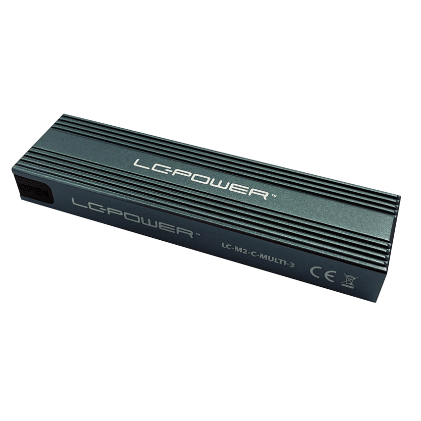 EU Product - M.2 LC-M2-C-MULTI-3 LC-Power USB3.2 M.2-SSD-Geh�use (NVMe & SATA) thumbnail