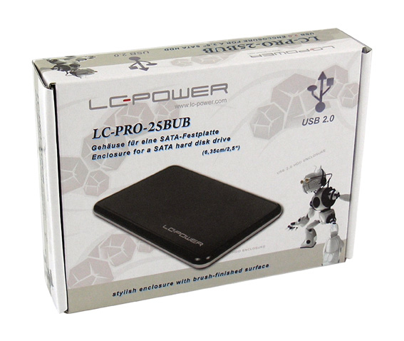 LC-Power LC-PRO-25BUB storage drive enclosure HDD enclosure Black 2.5
