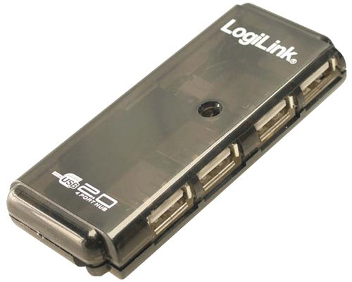 A 4 port USB 2.0 mini hub- supports transfer rates up to 480mbps. thumbnail