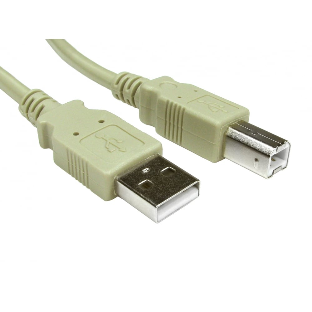 2MTR USB 2.0 A M - B M BEIGE thumbnail