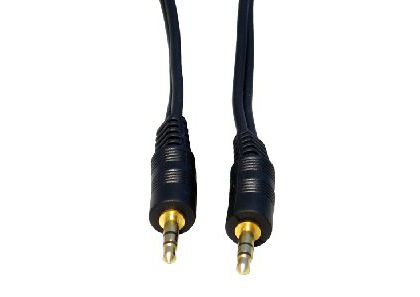 2m 3.5mm Stereo Cable - Black thumbnail