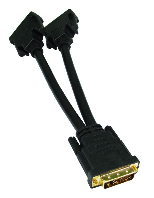 DVI-D M to 2x F Splitter Cable thumbnail