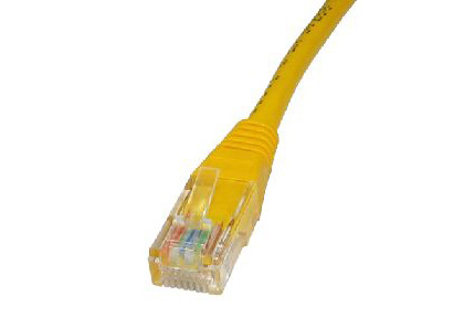 6m Cat5e Cbl - Yellow 24AWG thumbnail