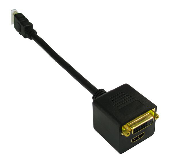 HDMI M- 1XHDMI&1xDVI-D F Split thumbnail