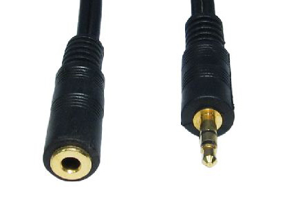 2m 3.5mm Stereo Ext  - Black thumbnail