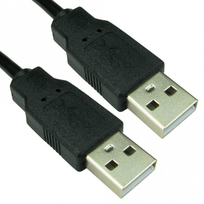 1MTR USB 2.0 A M - A M BLACK thumbnail