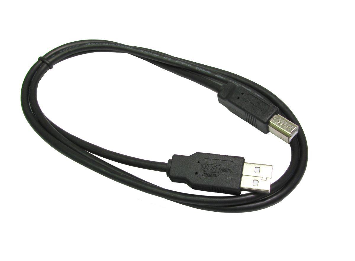 1MTR USB 2.0 A M - B M BLACK thumbnail