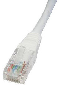 1.5m Cat5e Cbl - White 24AWG thumbnail