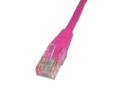 5m Cat5e Cbl - Pink 24AWG thumbnail