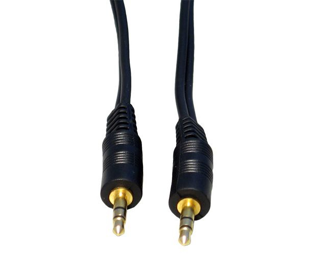 10m 3.5mm Stereo Cable - Black thumbnail