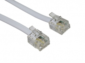 30m RJ11 to RJ11 Modem White thumbnail