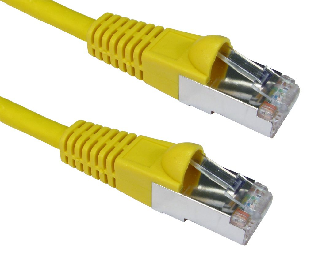0.5m Cat6A Patch Cable - ellow thumbnail