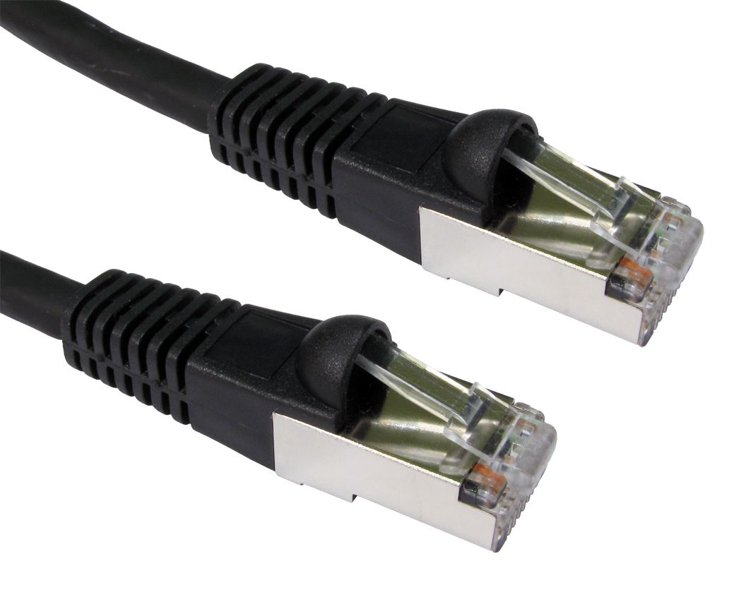 1.5m Cat6A Patch Cable - Black thumbnail