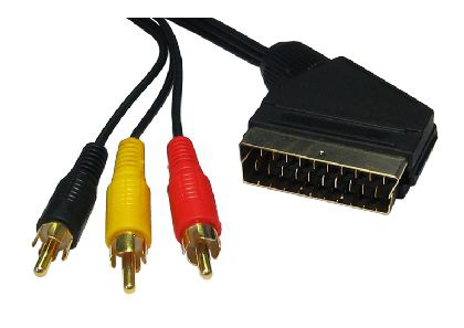 1.5m SCART to Three RCA Cable thumbnail