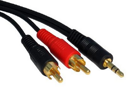 1.2m 3.5mm Stereo to Two RCA thumbnail