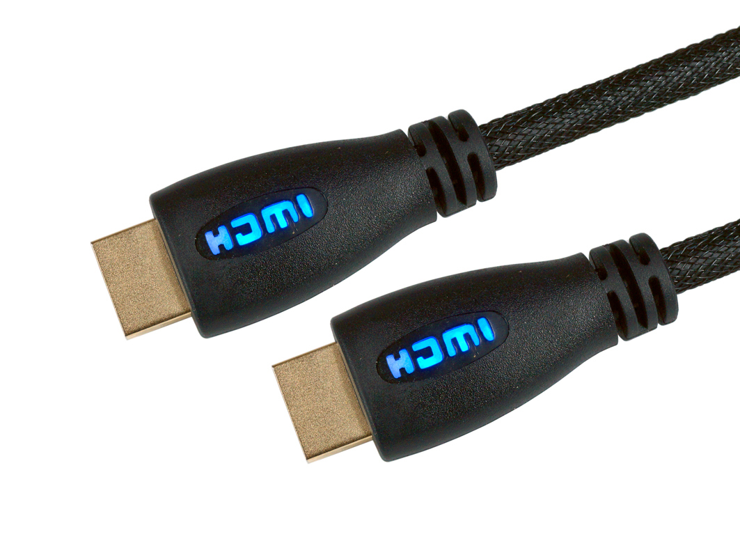 5m HDMI Cable with Blue LED thumbnail