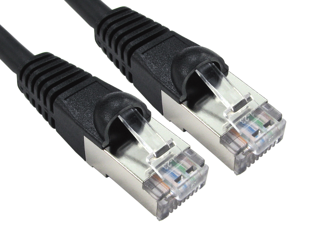 0.25m Cat6A Patch Cable - Blk thumbnail