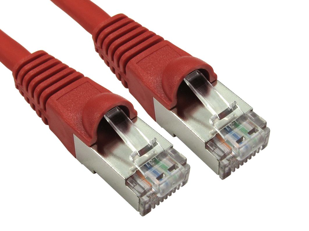 0.25m Cat6A Patch Cable - Red thumbnail