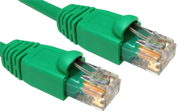 0.5m Snagless Cat5e Green thumbnail