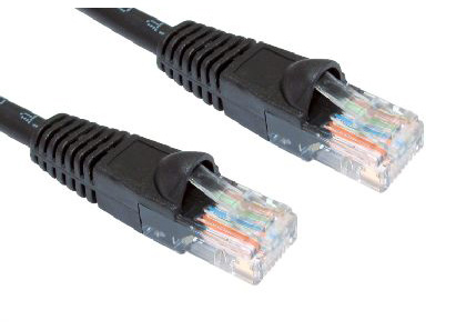 1m Snagless Cat6 Patch Black thumbnail
