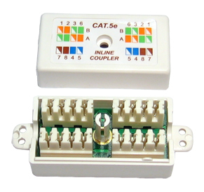 Cat5e Punchdown Coupler(White) thumbnail