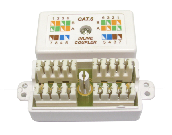 CAT 6 Punchdown Coupler(White) thumbnail