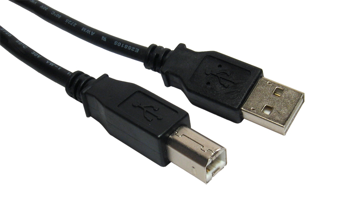 3M USB 2.0 A M - B M Blk 28/28 thumbnail