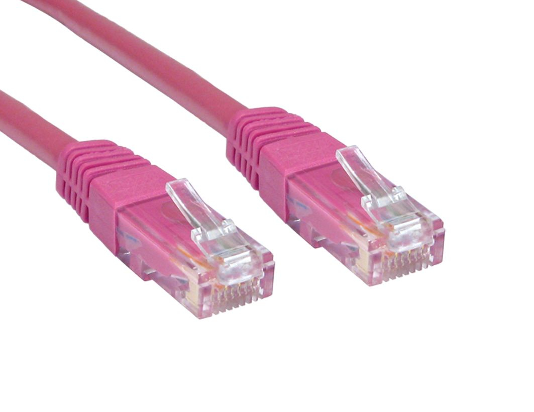 0.5m Cat6 Patch Cable - Pink thumbnail