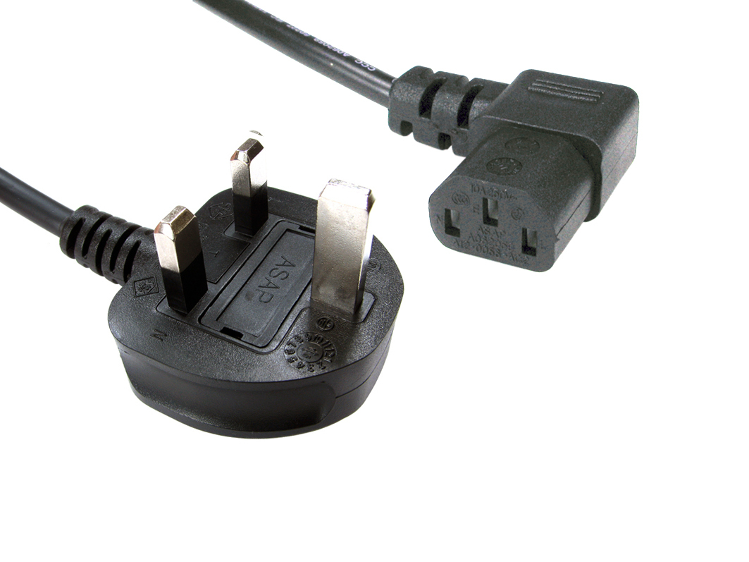 1.8m UK Plug - R/A C13 thumbnail