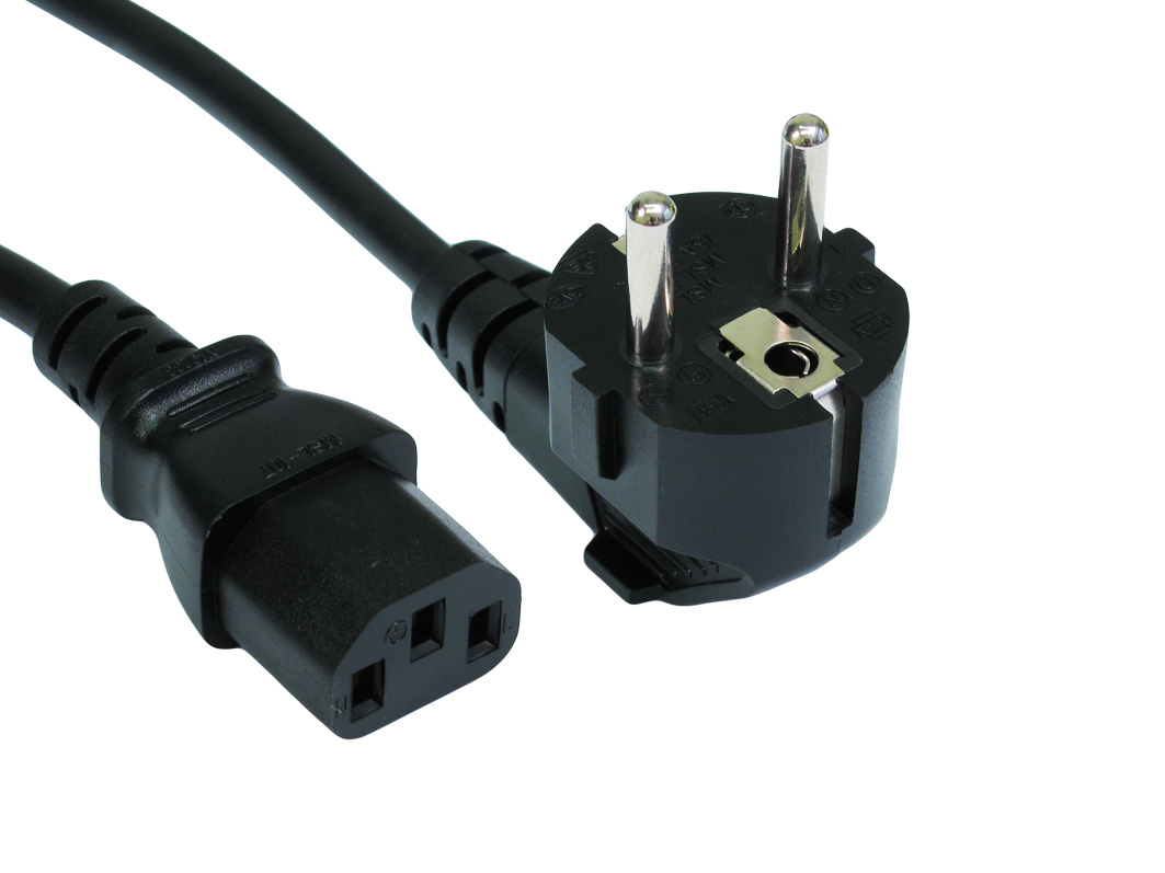 5m Euro Plug to C13 Mains Lead thumbnail