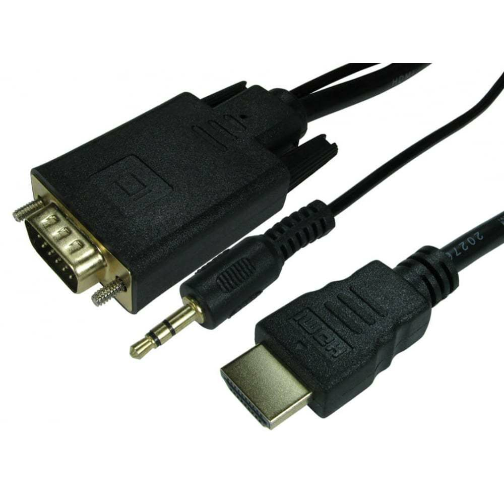 1m HDMI (M)-VGA (M) with Audio thumbnail