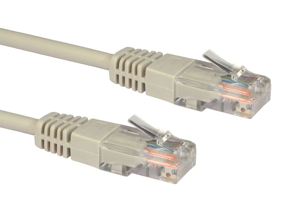 0.5m Cat5e Cbl - Grey 26AWG thumbnail