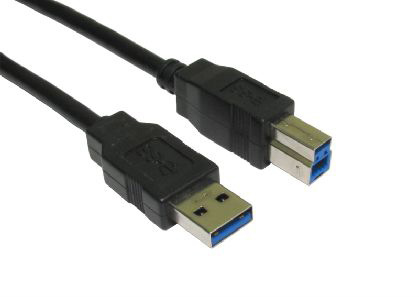 3MTR USB 3.0 A M - B M BLACK thumbnail