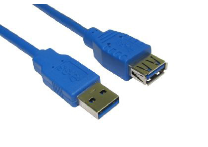 2MTR USB 3.0 A M - A F BLUE thumbnail