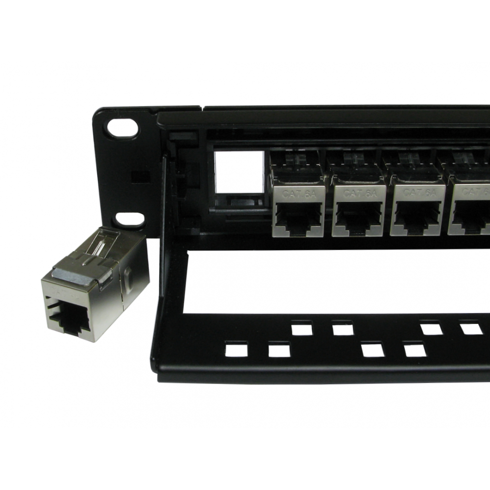 24 Port Cat6A Pat Pan coupler thumbnail