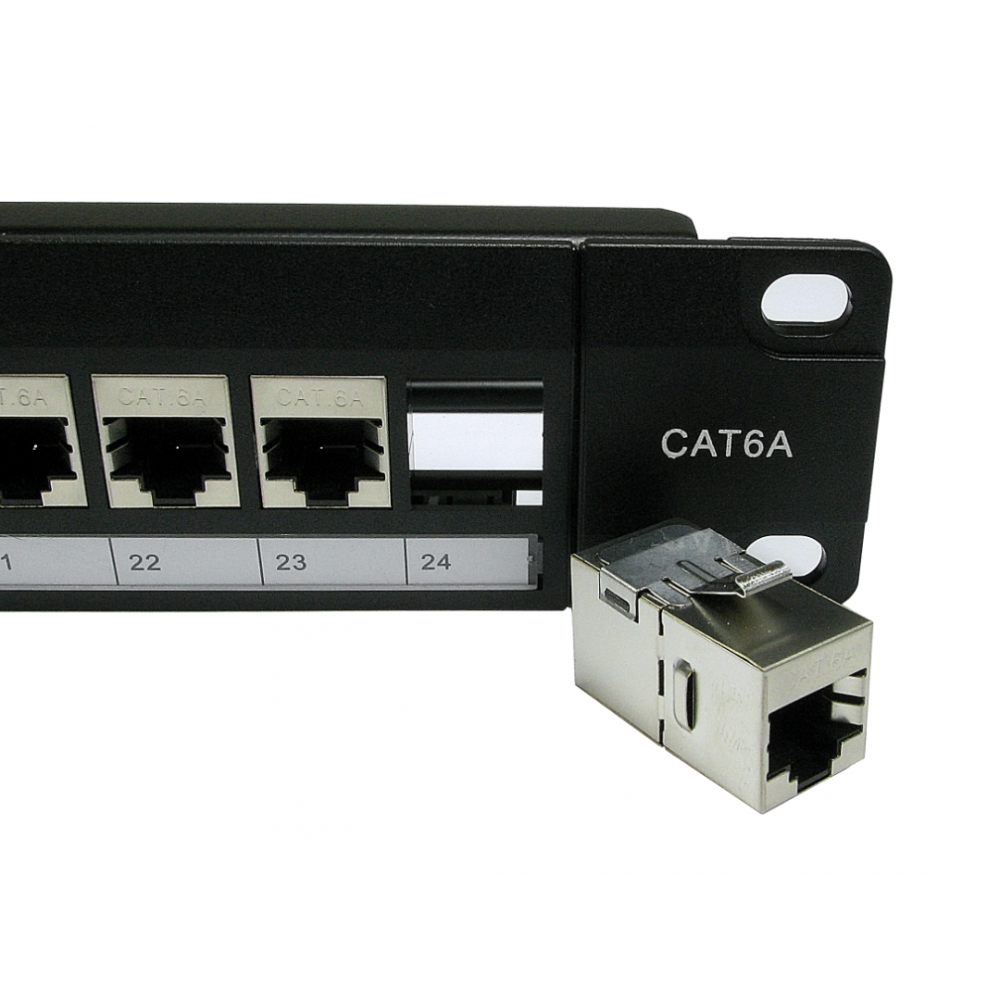 24 Port Cat6A Pat Pan coupler thumbnail
