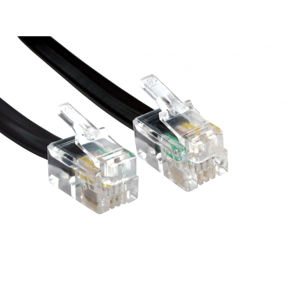 2m Coiled Handset Cord - Black thumbnail