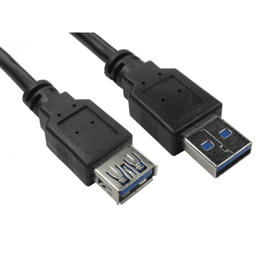 3mtr USB 3.0 A M - A F Black thumbnail