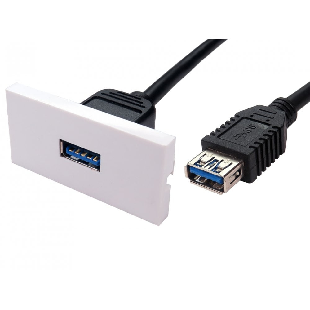 Cables Direct USB3 Euromod USB cable USB 3.2 Gen 1 (3.1 Gen 1) USB A Black thumbnail