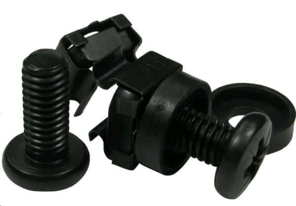 Pack of 50 M6 Cage Nuts Black thumbnail