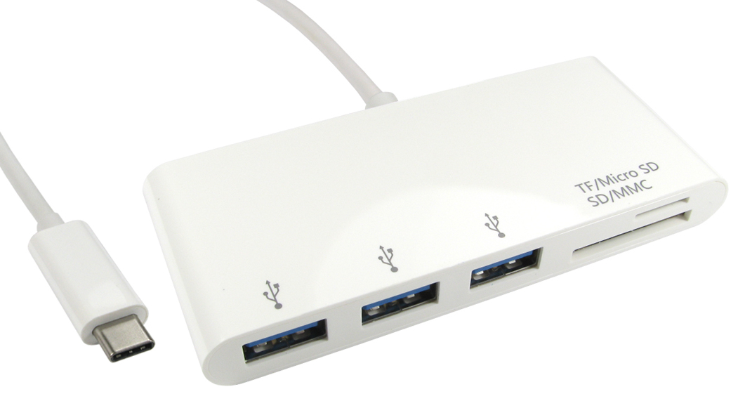 USB TypeC - 3 Port USB Hub&CR thumbnail