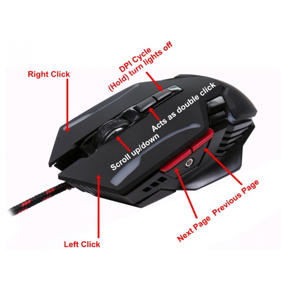 NEWlink 7B USB Wired Gaming Mouse thumbnail