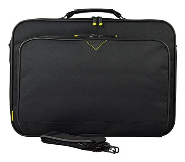 A Techair product- the TANZ0119v3 is a 17.3 frontloading / clam case in black. Includes foam padding- document compartment and adjustable shoulder strap. thumbnail