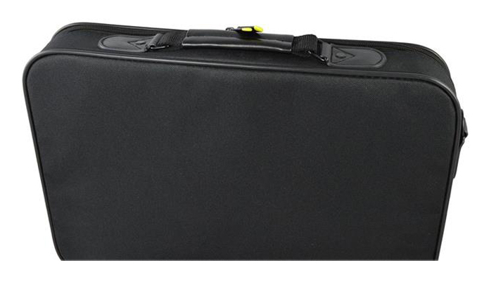 A Techair product- the TANZ0119v3 is a 17.3 frontloading / clam case in black. Includes foam padding- document compartment and adjustable shoulder strap. thumbnail
