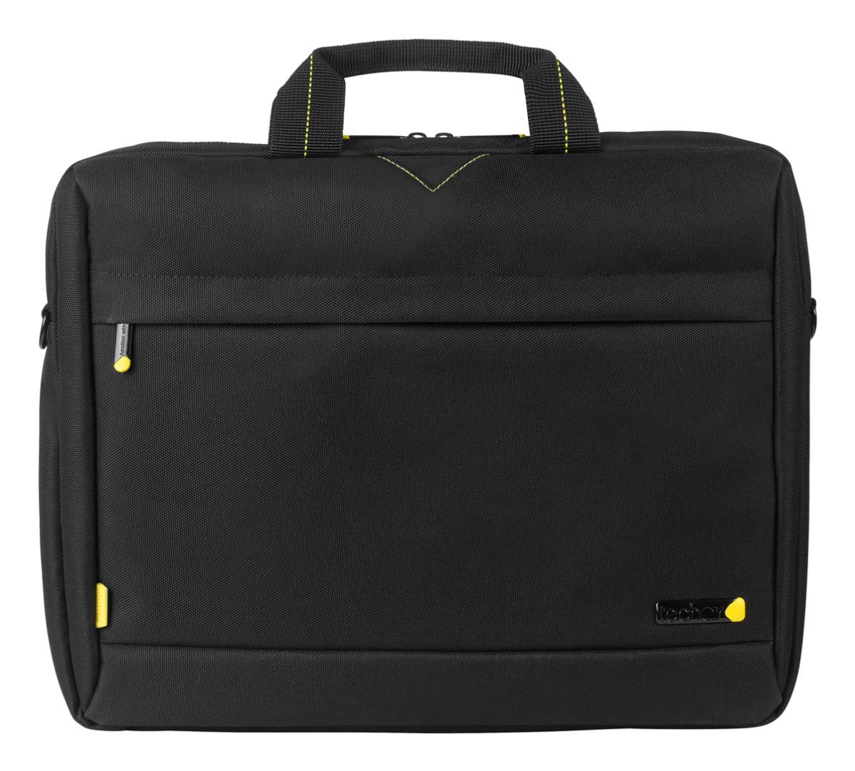 A Techair product the TAN1202v2 is a 15.6 top loader bag in black. Includes foam padding- single front pocket and adjustable should strap. . thumbnail