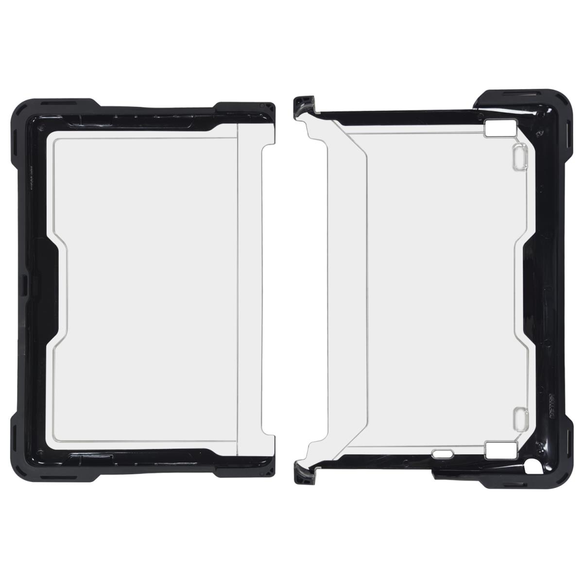 Protective Hard Shell case for Lenovo 100e/100w/300e/300w 4th Gen Chromebook; 11.6 black/clear thumbnail